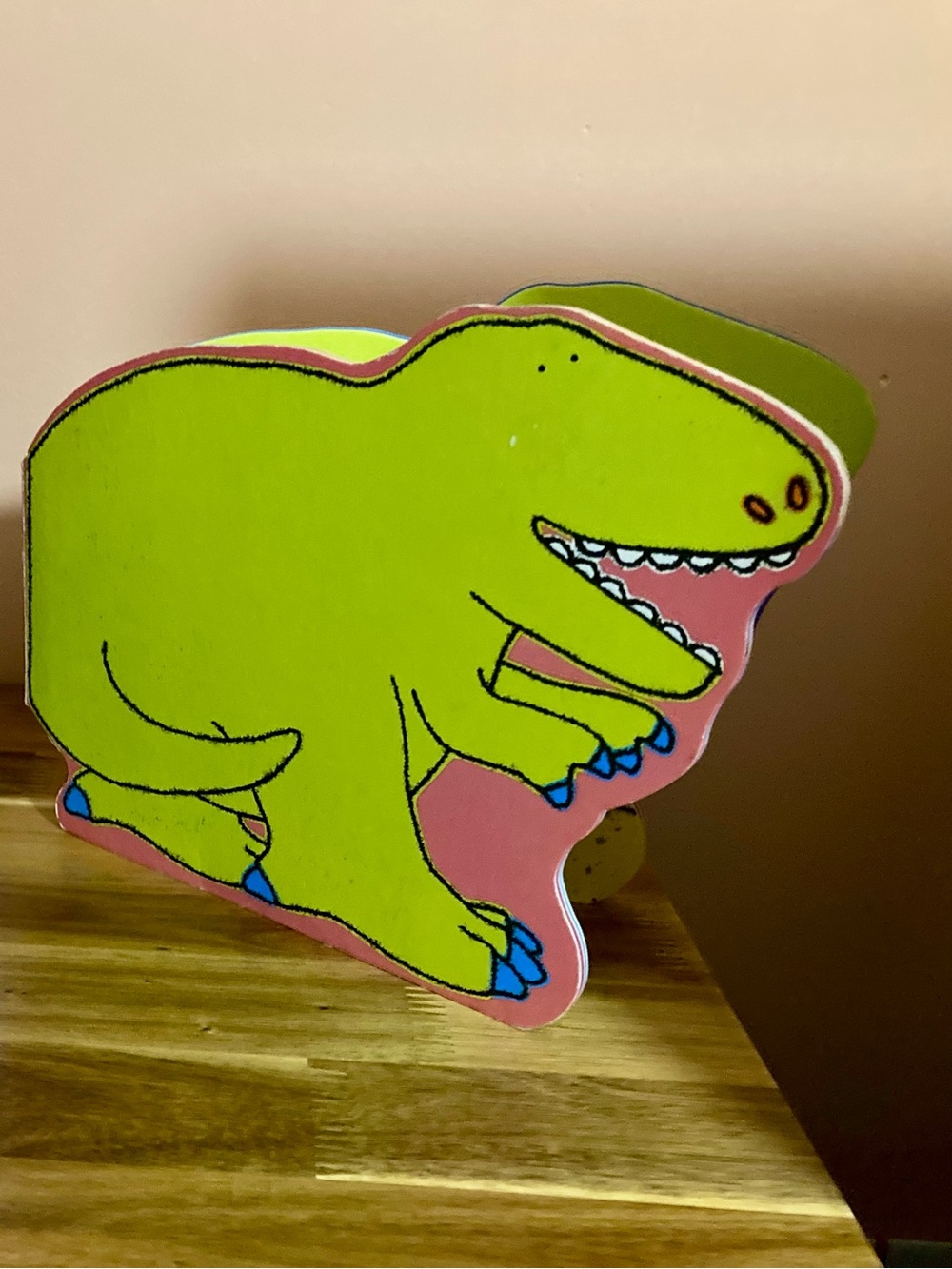 ⭐️ 3 for $15! T-REX Dinosaur Shaped Board Book Little Simon Kids Preowned